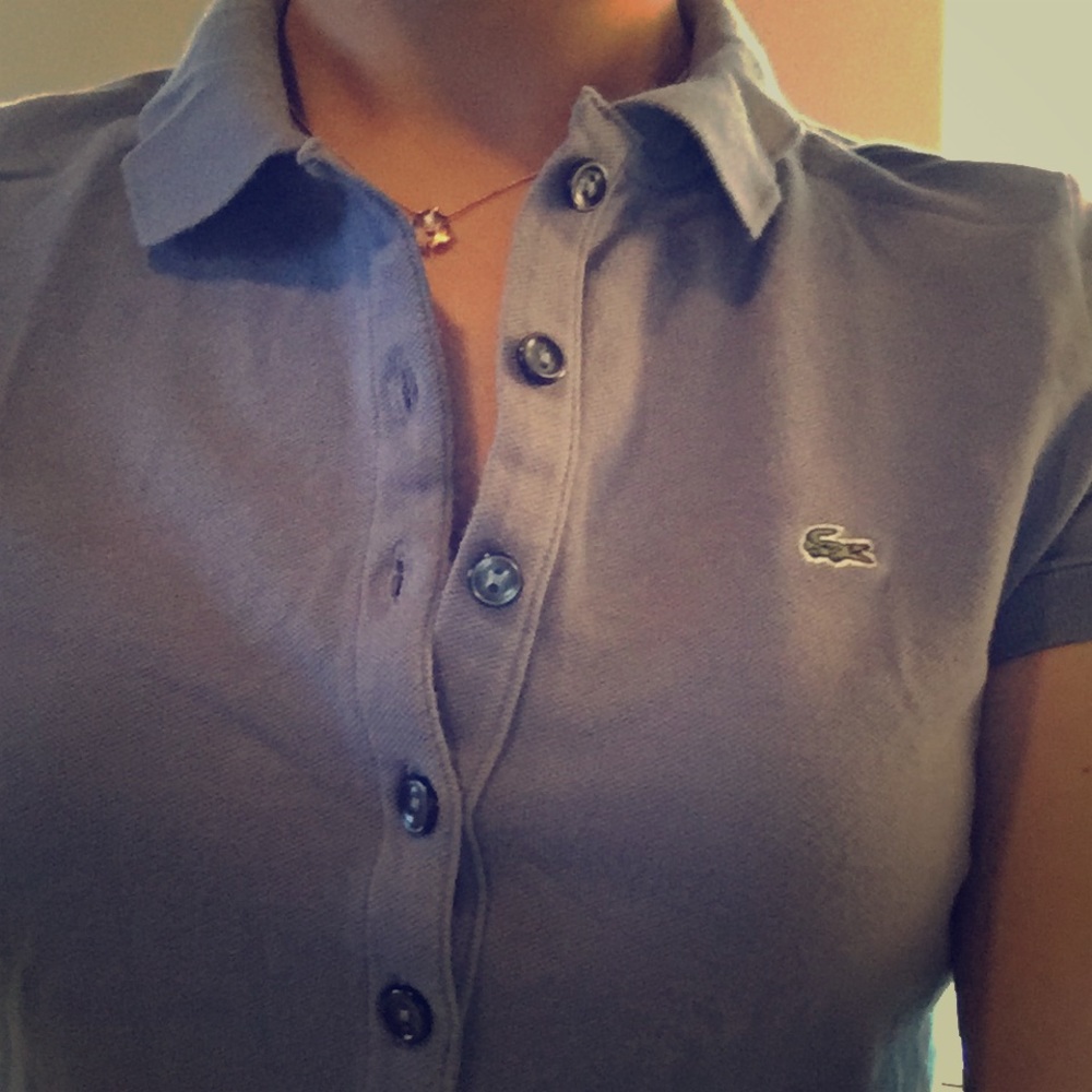 Lacoste button down polo